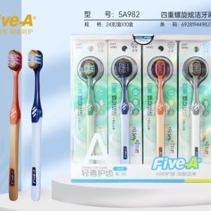5-A Multi-Coloured Toothbrushes